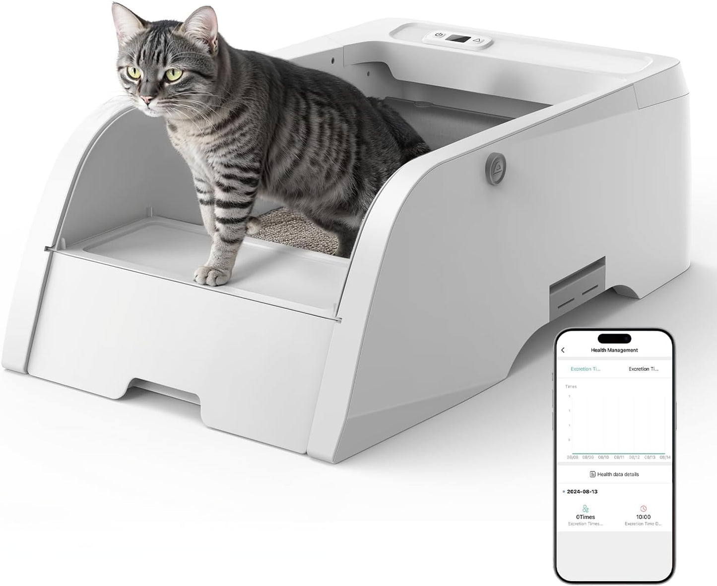 PU Self‑Cleaning Litter Box